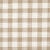 Schumacher Martina Plaid Indoor/Outdoor Fabric in Natural For Sale