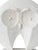 White 80s Large Vintage Owl Sculpture by Claude Le Clerc for Austin Productions For Sale - Image 8 of 9