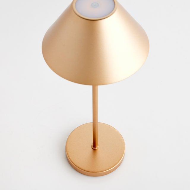 Kenneth Ludwig Chicago Alluna Cordless Led Lamp 14" - Champagne/Gold For Sale - Image 4 of 8