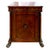 Brown 1990's Regency Empire Nightstand Pair - Mahogany - Lion Paw Feet - Hickory-White For Sale - Image 8 of 15