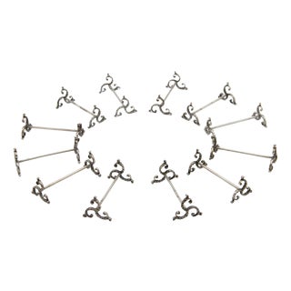 Silver Knife Rests, Set of 12 For Sale