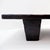 Large Coffee Table in Black Hammered Wood For Sale - Image 9 of 12