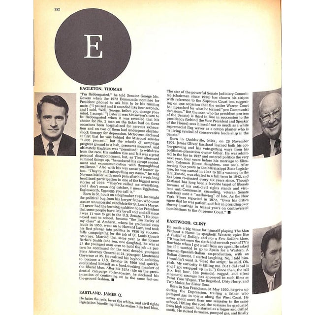 Traditional "Celebrity Register" 1973 Blackwell, Earl For Sale - Image 3 of 13