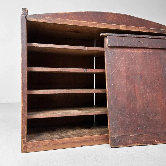 Antique Japanese Wooden Storage Box, 1900s For Sale - Image 4 of 13