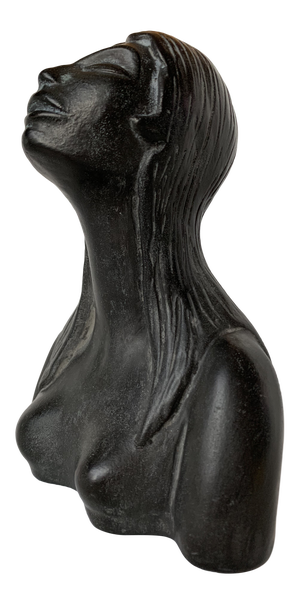 1940s Vintage Carlo Alberto Rossi Bucchero Italian Nude Sculpture
