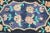 American Hooked Rug in Floral Pattern With Medallion on Purple/Blue, Black For Sale In Atlanta - Image 6 of 9