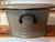 Gray Antique 19th Century French Second Empire Tole Gray Painted Oval Jardiniere Cachepot Planter With Mask Handles For Sale - Image 8 of 18