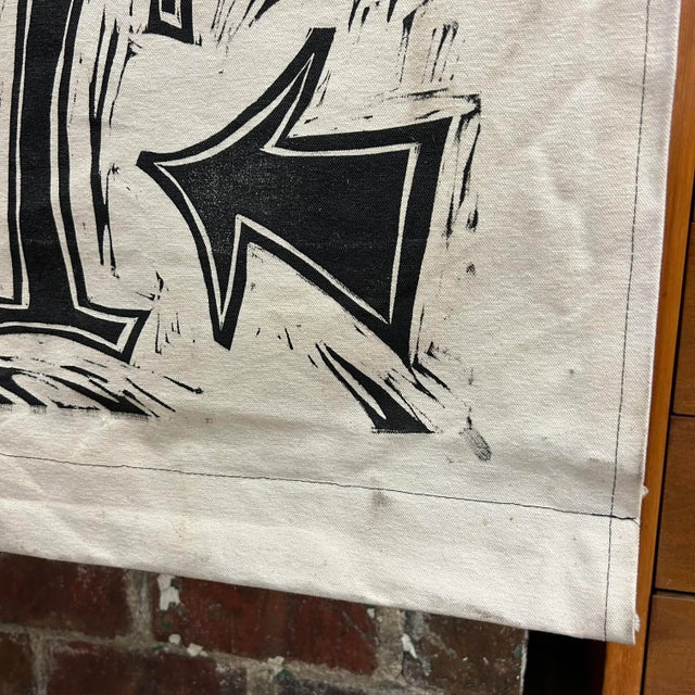 Barn Stormers David Ellis “We Built a Big-Ass Cardboard Goat” Giant Block Print For Sale - Image 11 of 11