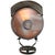 Industrial French Railway Grey Metal and Glass Spotlight Floor Lamp For Sale - Image 3 of 6