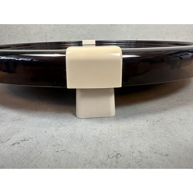 Vintage Tilting Mirror in Smoked Acrylic Glass, 1970s For Sale - Image 9 of 14