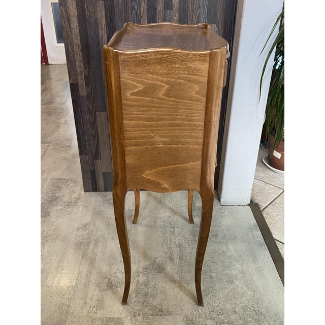 Louis XV Style Bedside Table with Drawer and Niche, 1950s For Sale - Image 17 of 18