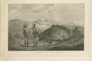 J. Cook, Illustration of Chukchi People, 1803, Print