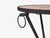 Jean-Michel Frank Style, Side Tables, Painted Iron, Travertine, 20th C. For Sale - Image 9 of 12