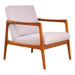 Mid-Century Modern Swedish Teak Armchair by Alf Svensson for Dux, 1960s For Sale
