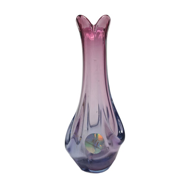 Italian Vase in Murano Glass from Mandruzzato, 1950s For Sale - Image 9 of 10