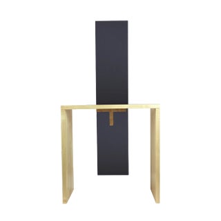 CIMABUE ANTHRACITE Chair by Ferdinando Meccani for Meccani For Sale