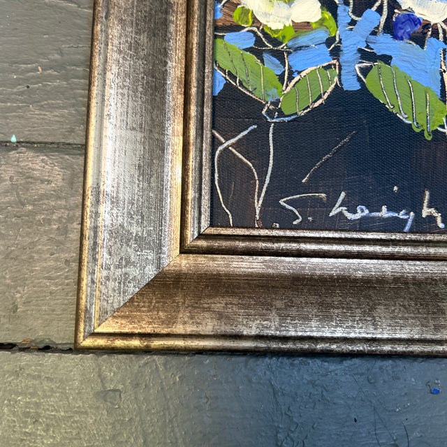 Contemporary Original Abstract Painting by Stephen Heigh “In the Garden” For Sale - Image 4 of 5