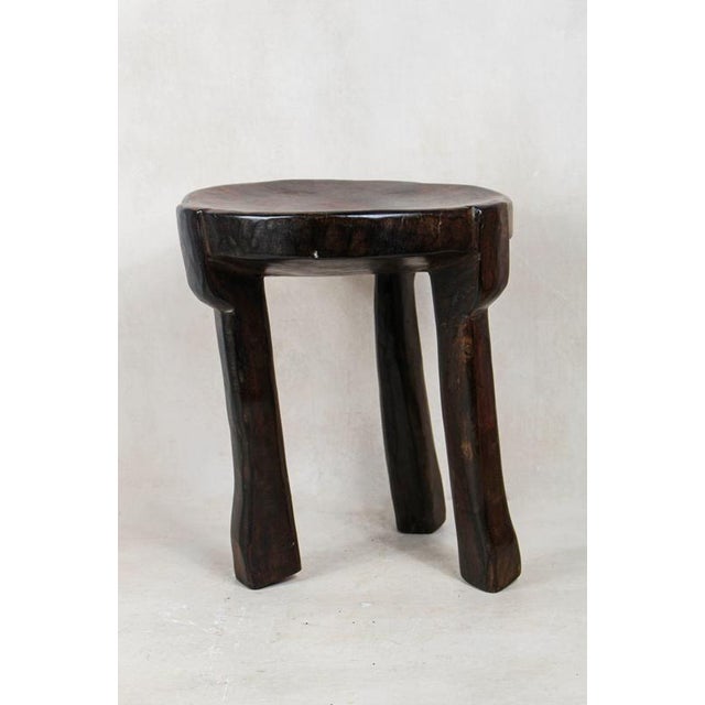 Hehe Iringa Stool in Wood For Sale - Image 5 of 5