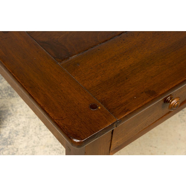 Mid-19th Century French Louis Philippe Walnut Writing Table For Sale - Image 10 of 18
