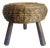 Wicker Tripod Stool, Tony Paul, 1950s, Attributed For Sale