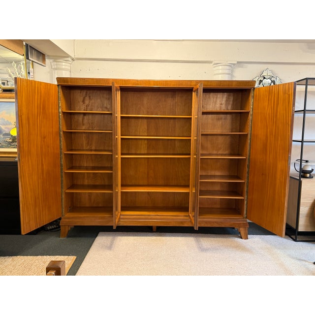 Design Plus Gallery presents a Wood Linen Press from the Mid 20th Century. The piece is such a delight with its multiple...