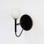 Loop Sconce Black, Modern, by Research.Lighting, Modern, Minimal For Sale - Image 9 of 11