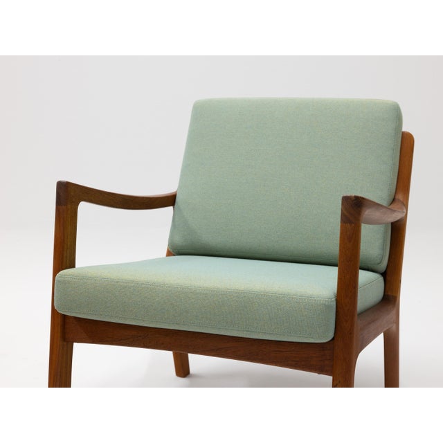 Mid-Century Modern Vintage Senator Sofa and Chair by Ole Wanscher for Cado, 1960s, Set of 2 For Sale - Image 3 of 8