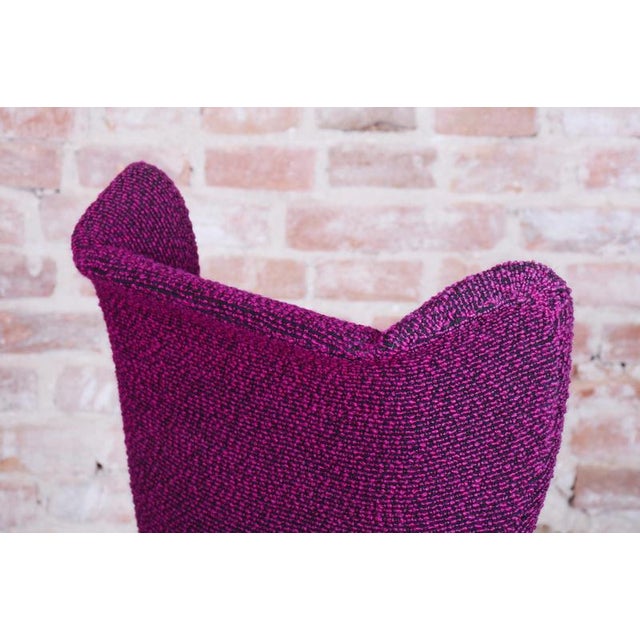 Mid-Century Wingchair in Plastic Fiber from Miroslav Navratil, Czech, 1950s For Sale - Image 11 of 12