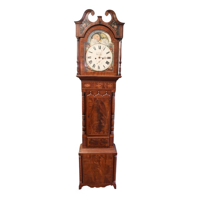 Victorian Grandfather Longcase Clock by Josh Walker Workington, 1820 For Sale