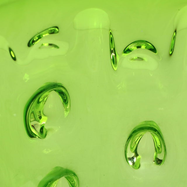 Glass Vintage Italian Sculptural Vase in Murano Glass, 1970s For Sale - Image 7 of 9