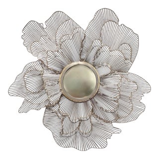 Studio a Home Iron Poppy Mirror by Global Views For Sale