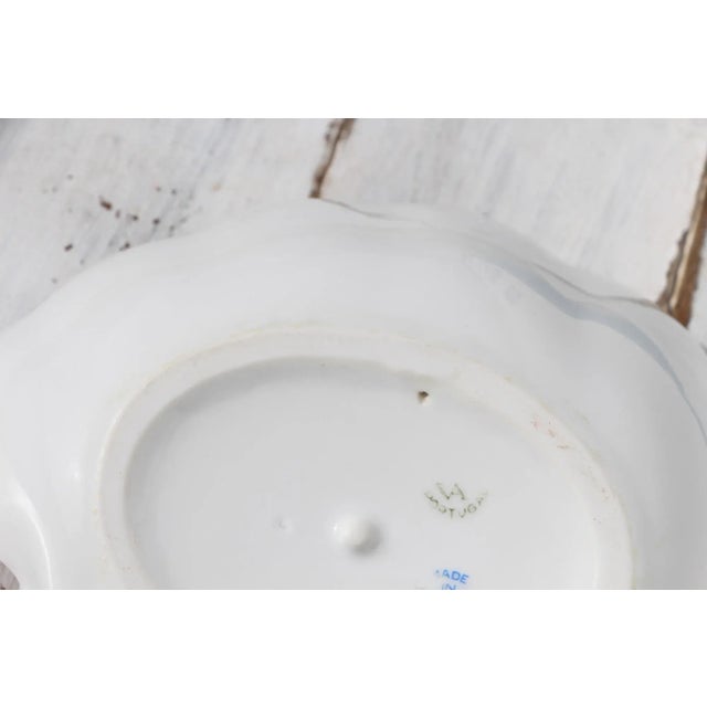 Mid-Century Large Shell Porcelain Soap Dish, Portuguese, Vista Alegre For Sale - Image 11 of 13