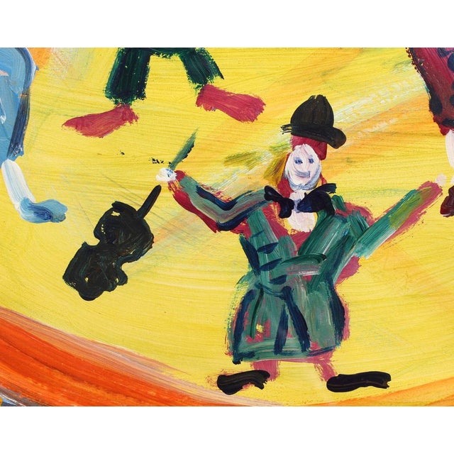 Roland Dubuc, The Circus, 1970s, Gouache on Paper, Framed For Sale - Image 14 of 18