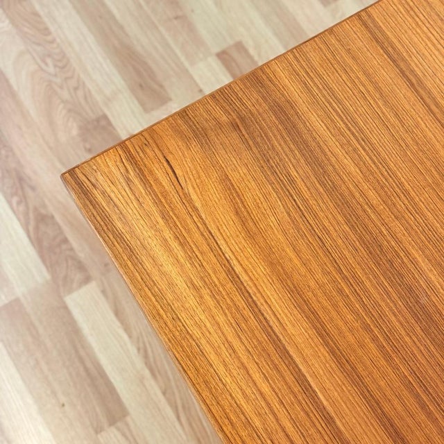 Wood Dining Table in Teak by Henning Kjærnulf for Vejle Furniture Factory, Denmark, 1950s-1960s For Sale - Image 7 of 10