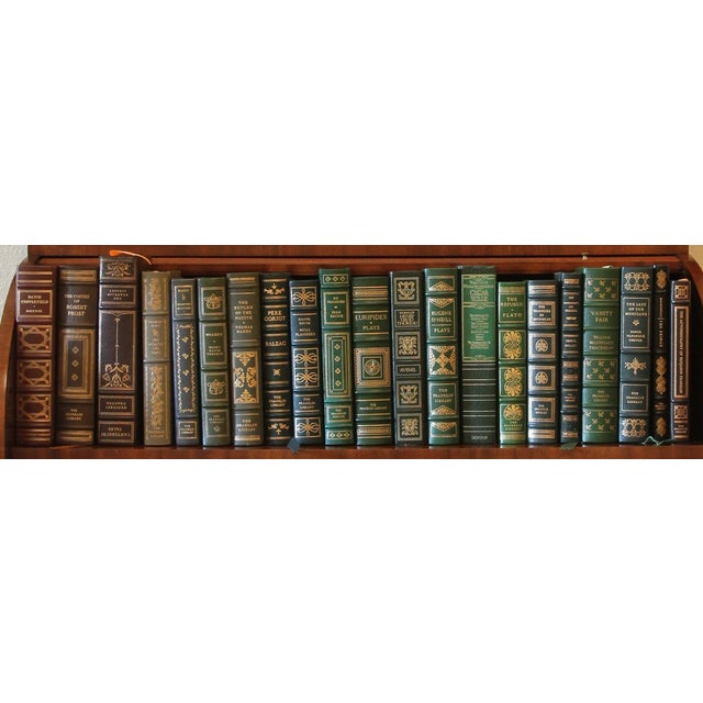 Traditional Franklin Library Leather-Bound Classics in Navy, Black and Green, 51 Volumes For Sale - Image 3 of 7