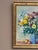 Jan Sonne, Still Life with Flowers in Vase, 1980, Oil on Canvas, Framed For Sale - Image 4 of 18