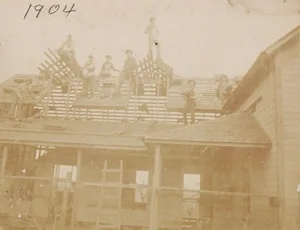 1904 Photograph Occupational Carpenters Building