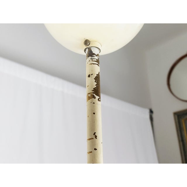 Cetra Pendant Lamp in Ivory Painted Brass and Metal by Vico Magistretti for Artemide, 1960s For Sale - Image 13 of 14