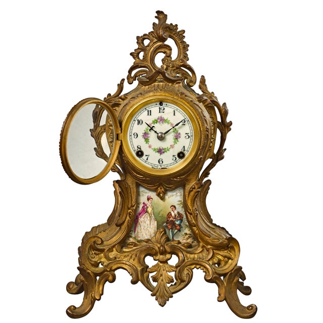 New Haven Clock Company Mid 19th Century Antique New Haven Clock For Sale - Image 4 of 12