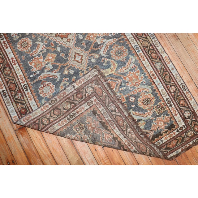 Kurdish Antique Persian Medallion Runner - 2'10" x 8' For Sale - Image 4 of 10
