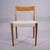 1960s Kontiki Chairs in Walnut and Wool and Cotton Upholstery by Yngve Ekström for Troeds, Sweden, 1950s, Set of 5 For Sale - Image 5 of 9