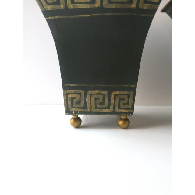 Italian Greek-Key Planters Potholders Cachepots Jardinières, Pair For Sale - Image 10 of 15