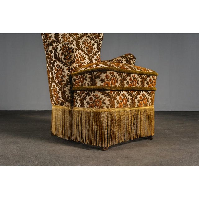 Mid-Century Upholstered Cocktail Chair For Sale - Image 11 of 18