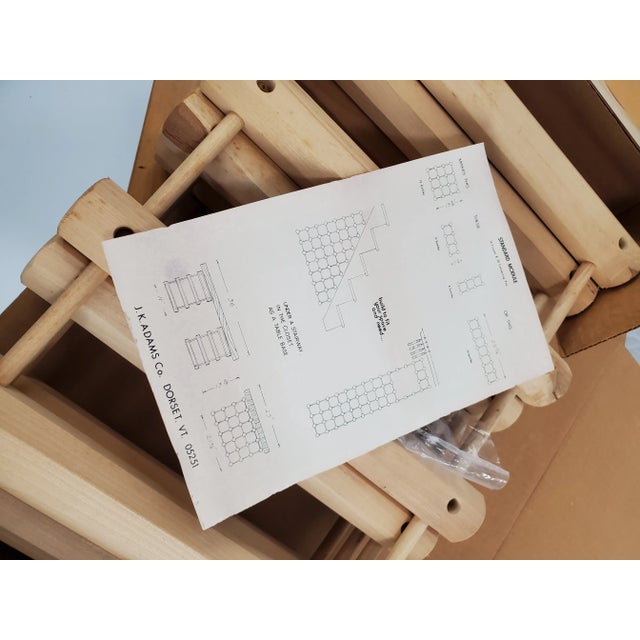 New in Box Vintage Jk Adams Wooden Expandable Wine Rack System For Sale In Baltimore - Image 6 of 7