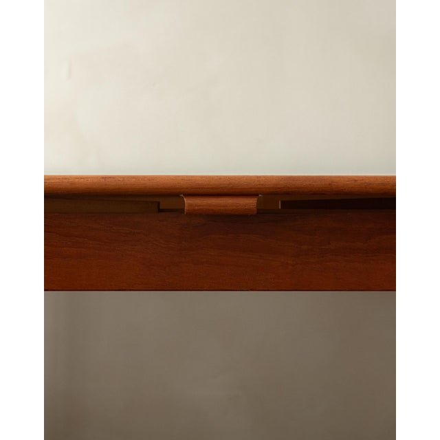Wood Danish Modern Teak Extendable Dining Table from Ansager Møbler, 1960s For Sale - Image 7 of 18