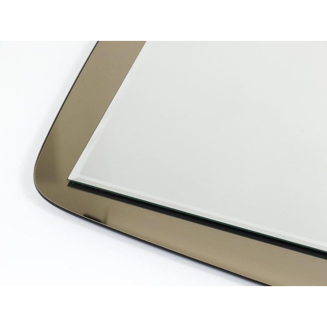 1970s Large Mid-Century Modern Wall Mirror from Cristal Arte, 1970s For Sale - Image 5 of 18