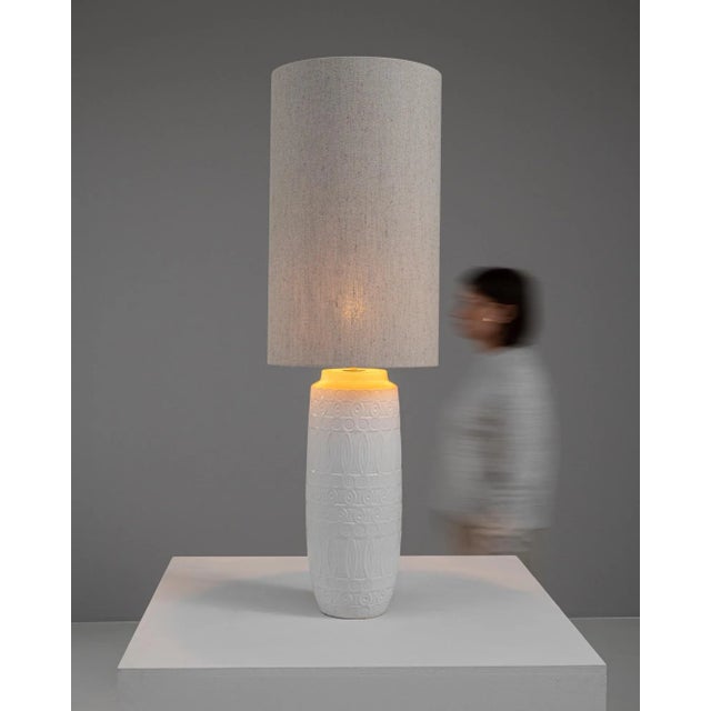 Ceramic 20th Century German Ceramic Table Lamp For Sale - Image 7 of 12