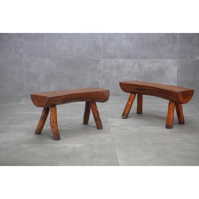 Bench dimensions: 80 x 30 x 42 cm (31.5 x 11.8 x 16.5 in) 86 x 33 x 41 cm (34.5 x 13.1 x 16.5 in) This piece is designed...