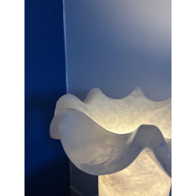 Vintage Alabaster Table Lamp, 1920s For Sale - Image 9 of 16