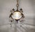 Metal 1930s Spanish Gilt Bronze & Hand-Blown Glass "Dragon" Pendant Light For Sale - Image 7 of 8